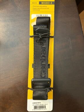 Carhartt Youth Nylon 25mm Webbing Ladder Lock Belt - Black - WB5661-K